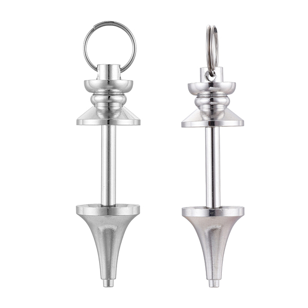 PandaHall Brass Findings, Pendant Bails, Pendulum, Platinum, 42x12mm, Hole: 9mm Brass
PandaHall Brass Findings, Pendant Bails, Pendulum, Platinum, 42x12mm, Hole: 9mm Brass