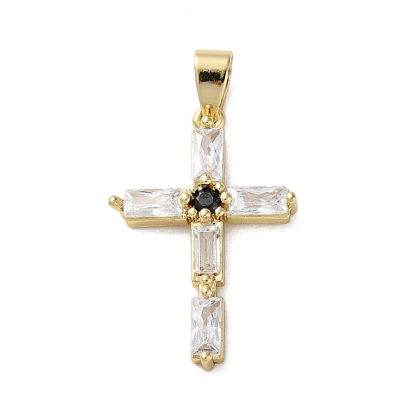 PandaHall Brass Micro Pave Cubic Zirconia Pendants, Cross, Real 18K Gold Plated, 29x19x4mm, Hole: 6x3.5mm Brass+Cubic Zirconia Cross Clear
PandaHall Brass Micro Pave Cubic Zirconia Pendants, Cross, Real 18K Gold Plated, 29x19x4mm, Hole: 6x3.5mm Brass+Cubic Zirconia Cross Clear