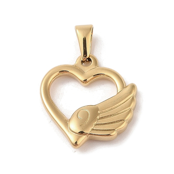 PandaHall Vacuum Plating 304 Stainless Steel Pendants, Heart with Wing Charm, Golden, 23.5x21.5x4.5mm, Hole: 5.5x3mm 304 Stainless Steel...
PandaHall Vacuum Plating 304 Stainless Steel Pendants, Heart with Wing Charm, Golden, 23.5x21.5x4.5mm, Hole: 5.5x3mm 304 Stainless Steel...
