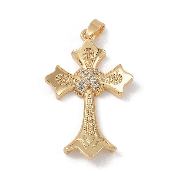 PandaHall Rack Plating Brass Pendant, with Cubic Zirconia, Lead Free & Cadmium Free, Long-Lasting Plated, Cross, Real 18K Gold Plated..., Clear
PandaHall Rack Plating Brass Pendant, with Cubic Zirconia, Lead Free & Cadmium Free, Long-Lasting Plated, Cross, Real 18K Gold Plated..., Clear