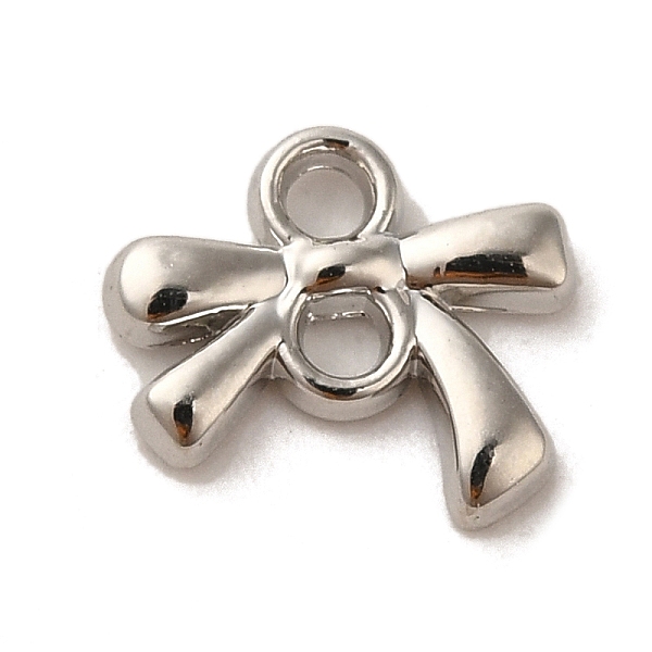 PandaHall Alloy Connector Charms, Bowknot, Platinum, 9.5x10x1.7mm, Hole: 1.5mm Alloy Bowknot
PandaHall Alloy Connector Charms, Bowknot, Platinum, 9.5x10x1.7mm, Hole: 1.5mm Alloy Bowknot