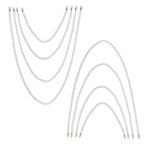 PandaHall 8Pcs 8 Style White Acrylic Round Beads Bag Handles, with Zinc Alloy Lobster Clasps and Steel Wire, for Bag Replacement Accessories...
PandaHall 8Pcs 8 Style White Acrylic Round Beads Bag Handles, with Zinc Alloy Lobster Clasps and Steel Wire, for Bag Replacement Accessories...