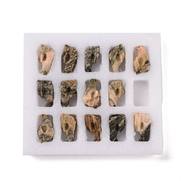 PandaHall Natural Leopard Skin Jasper Sculpture Display Decorations, for Home Office Desk, Dragon Head, 36.5~38x20.5x20.5~22.5mm Leopard...
PandaHall Natural Leopard Skin Jasper Sculpture Display Decorations, for Home Office Desk, Dragon Head, 36.5~38x20.5x20.5~22.5mm Leopard...