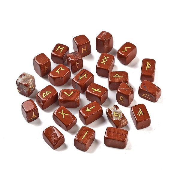 PandaHall Rectangle Natural Red Jasper Rune Stones, Healing Stones for Chakras Balancing, Crystal Therapy, Meditation, Reiki, Divination...
PandaHall Rectangle Natural Red Jasper Rune Stones, Healing Stones for Chakras Balancing, Crystal Therapy, Meditation, Reiki, Divination...