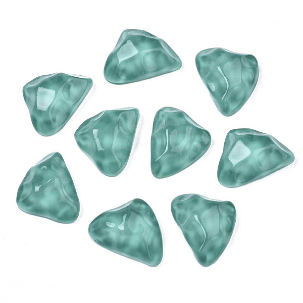 PandaHall Transparent Resin Cabochons, with Bumpy Top, Water Ripple, Triangle, Cadet Blue, 17.5x23.5~24x8.5mm Resin Triangle
PandaHall Transparent Resin Cabochons, with Bumpy Top, Water Ripple, Triangle, Cadet Blue, 17.5x23.5~24x8.5mm Resin Triangle