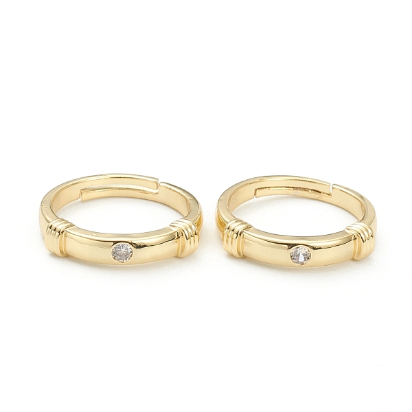 PandaHall Adjustable Brass Micro Pave Clear Cubic Zirconia Cuff Rings, Open Ring, Long-Lasting Plated, Real 18K Gold Plated, 2.5~4.5mm...
PandaHall Adjustable Brass Micro Pave Clear Cubic Zirconia Cuff Rings, Open Ring, Long-Lasting Plated, Real 18K Gold Plated, 2.5~4.5mm...