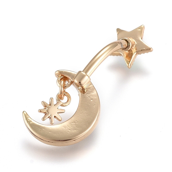 PandaHall Piercing Jewelry, Brass Navel Ring, Belly Rings, with Stainless Steel Bar & Glass, Golden, 29x13mm, Bar: 15 Gauge(1.5mm), Bar..., White
PandaHall Piercing Jewelry, Brass Navel Ring, Belly Rings, with Stainless Steel Bar & Glass, Golden, 29x13mm, Bar: 15 Gauge(1.5mm), Bar..., White