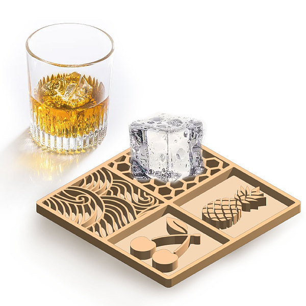 PandaHall Brass Ice Cube Stamp Head, for DIY Ice Making, Ice Drinking Making Tool, Golden, Fruit, 110x110x10mm Brass Fruit
PandaHall Brass Ice Cube Stamp Head, for DIY Ice Making, Ice Drinking Making Tool, Golden, Fruit, 110x110x10mm Brass Fruit