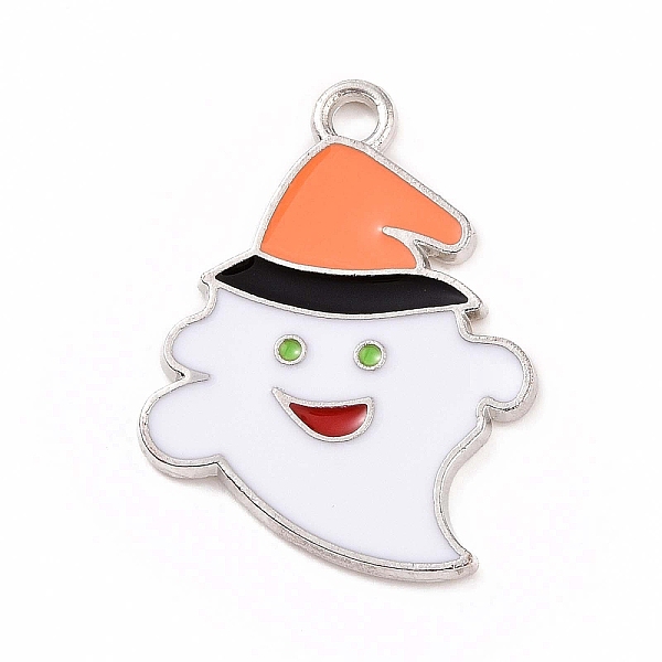 PandaHall Alloy Enamel Pendants, Platinum, Ghost with Hat Charm, White, 25x19x1.5mm, Hole: 2mm Alloy+Enamel Ghost White
PandaHall Alloy Enamel Pendants, Platinum, Ghost with Hat Charm, White, 25x19x1.5mm, Hole: 2mm Alloy+Enamel Ghost White