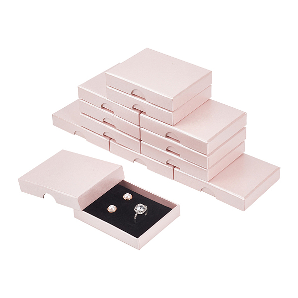 PandaHall Rectangle Cardboard Paper Jewelry Set Boxes, Jewelry Case for Earrings Rings Necklaces Storage, Misty Rose, 9x7x1.6cm Paper...
PandaHall Rectangle Cardboard Paper Jewelry Set Boxes, Jewelry Case for Earrings Rings Necklaces Storage, Misty Rose, 9x7x1.6cm Paper...