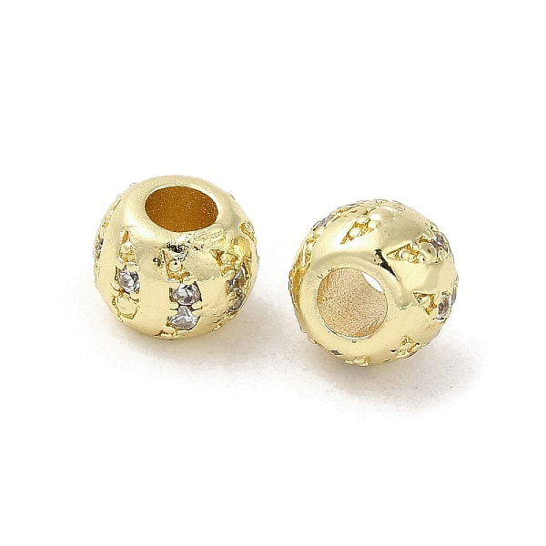 PandaHall Rack Plating Brass Micro Pave Cubic Zirconia Beads, Long-Lasting Plated, Lead Free & Cadmium Free, Rondelle, Golden, 7x5.5mm, Hole..., Clear
PandaHall Rack Plating Brass Micro Pave Cubic Zirconia Beads, Long-Lasting Plated, Lead Free & Cadmium Free, Rondelle, Golden, 7x5.5mm, Hole..., Clear