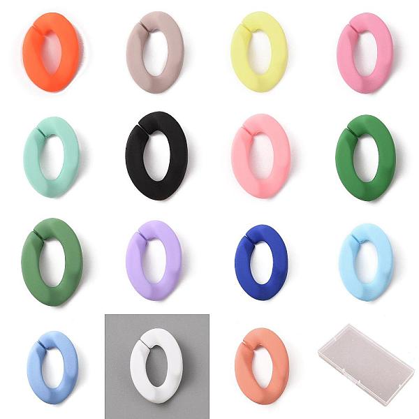 PandaHall HOBBIESAY 120Pcs 15 Colors Spray Painted Acrylic Linking Ring, Quick Link Connectors, Rubberized Style, Twist, for Curb Chain..., Multicolor
PandaHall HOBBIESAY 120Pcs 15 Colors Spray Painted Acrylic Linking Ring, Quick Link Connectors, Rubberized Style, Twist, for Curb Chain..., Multicolor