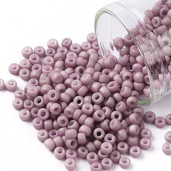 PandaHall TOHO Round Seed Beads, Japanese Seed Beads, (766) Opaque Pastel Frost Light Lilac, 8/0, 3mm, Hole: 1mm, about 222pcs/10g Glass..., Purple
PandaHall TOHO Round Seed Beads, Japanese Seed Beads, (766) Opaque Pastel Frost Light Lilac, 8/0, 3mm, Hole: 1mm, about 222pcs/10g Glass..., Purple