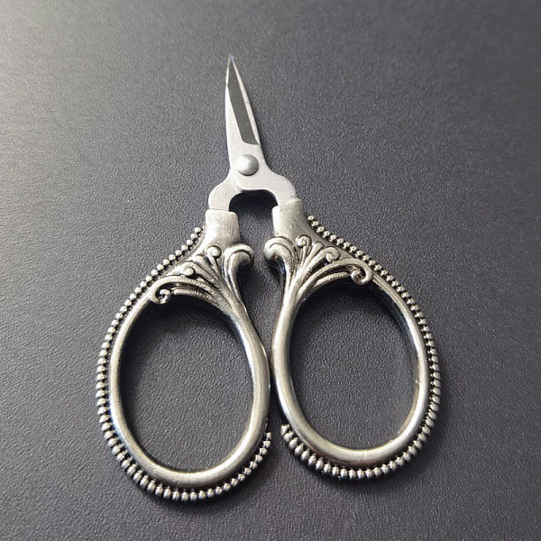 PandaHall 201 Stainless Steel Scissors, Craft Scissor, for Needlework, Gunmetal & Stainless Steel Color, 60x42x0.3mm Stainless Steel
PandaHall 201 Stainless Steel Scissors, Craft Scissor, for Needlework, Gunmetal & Stainless Steel Color, 60x42x0.3mm Stainless Steel