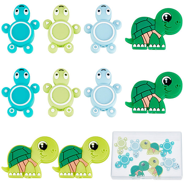 PandaHall SUNNYCLUE 1 Box 10Pcs Animal Silicone Beads Turtle Beads Tortoise Bead Silicon Beads Animals Green Loose Spacer Flat Chunky Bead..., Multicolor
PandaHall SUNNYCLUE 1 Box 10Pcs Animal Silicone Beads Turtle Beads Tortoise Bead Silicon Beads Animals Green Loose Spacer Flat Chunky Bead..., Multicolor