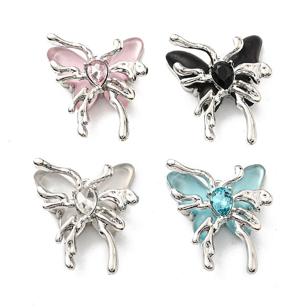 PandaHall Rack Plating Alloy Resin Pendants, Glass Butterfly Charms, Long-Lasting Plated, Lead Free & Cadmium Free, Platinum, Mixed Color..., Multicolor
PandaHall Rack Plating Alloy Resin Pendants, Glass Butterfly Charms, Long-Lasting Plated, Lead Free & Cadmium Free, Platinum, Mixed Color..., Multicolor