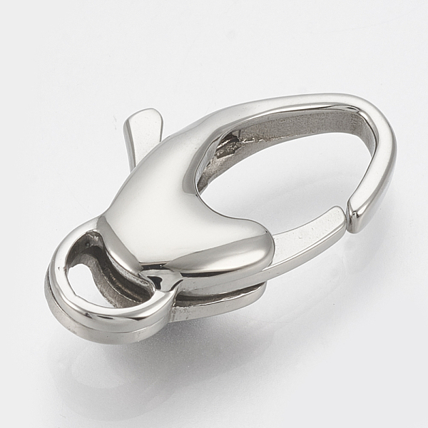 PandaHall 304 Stainless Steel Lobster Claw Clasps, Oval, Stainless Steel Color, 20x11x5mm, Hole: 2x4.5mm 304 Stainless Steel Oval
PandaHall 304 Stainless Steel Lobster Claw Clasps, Oval, Stainless Steel Color, 20x11x5mm, Hole: 2x4.5mm 304 Stainless Steel Oval