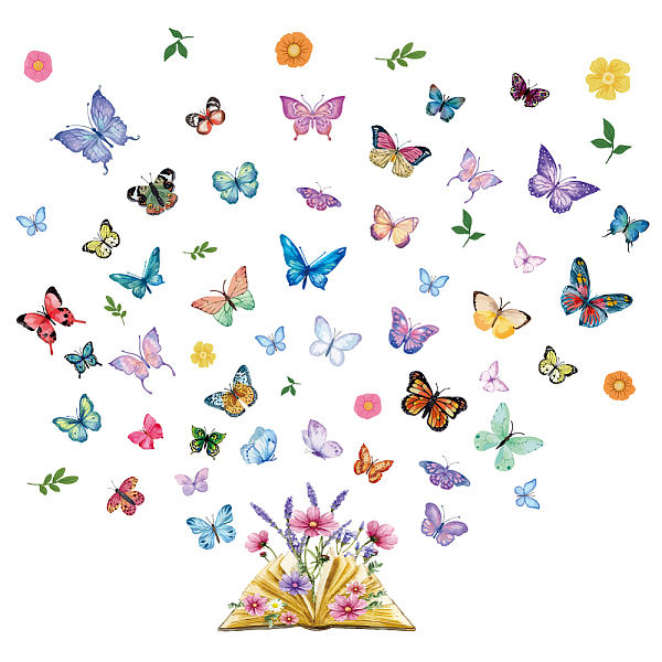 PandaHall PVC Wall Stickers, Wall Decoration, Butterfly, 750x390mm, 2 sheets/set PVC Butterfly
PandaHall PVC Wall Stickers, Wall Decoration, Butterfly, 750x390mm, 2 sheets/set PVC Butterfly