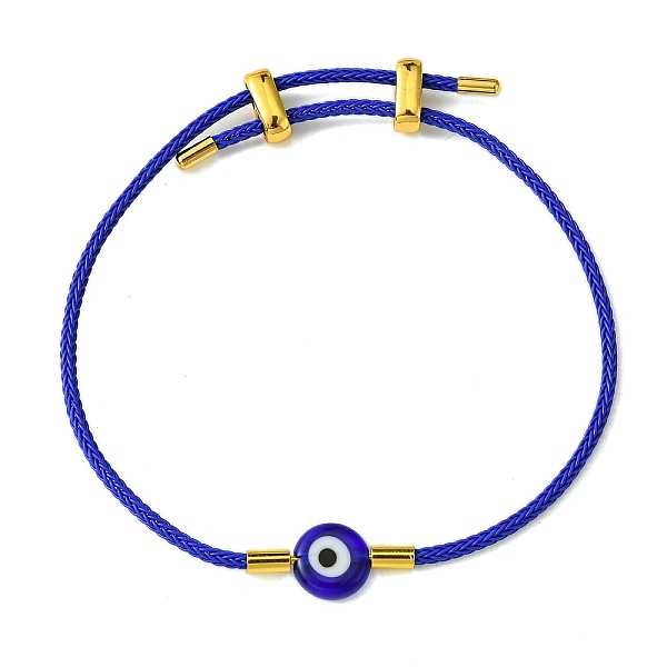 PandaHall Lampwork Evil Eye & Brass Beaded Bangle, Stainless Steel Twist Rope Adjustable Bangles for Women, Medium Blue, Inner Diameter...
PandaHall Lampwork Evil Eye & Brass Beaded Bangle, Stainless Steel Twist Rope Adjustable Bangles for Women, Medium Blue, Inner Diameter...