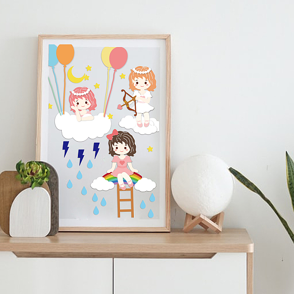 PandaHall GLOBLELAND Fairy Tale Cutting Dies Metal Angel Balloons Rainbow Embossing Stencils Die Cuts for Paper Card Making Decoration DIY...
PandaHall GLOBLELAND Fairy Tale Cutting Dies Metal Angel Balloons Rainbow Embossing Stencils Die Cuts for Paper Card Making Decoration DIY...