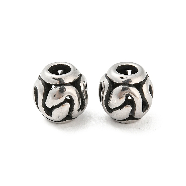 PandaHall 316 Surgical Stainless Steel Beads, Snake, Antique Silver, 10x10mm, Hole: 4mm 316 Surgical Stainless Steel Snake
PandaHall 316 Surgical Stainless Steel Beads, Snake, Antique Silver, 10x10mm, Hole: 4mm 316 Surgical Stainless Steel Snake