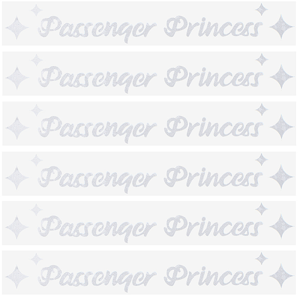 PandaHall GORGECRAFT 6 Sheet Rearview Mirror Decal Passenger Princess Vanity Mirror Stickers White Waterproof Self Adhesive Positive..., Silver
PandaHall GORGECRAFT 6 Sheet Rearview Mirror Decal Passenger Princess Vanity Mirror Stickers White Waterproof Self Adhesive Positive..., Silver