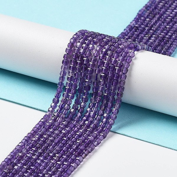 PandaHall Natural Amethyst Beads Strands, Faceted, Square, Grade A, 2x2x2mm, Hole: 0.7mm, about 166~170pcs/strand, 15.16''~15.39''...
PandaHall Natural Amethyst Beads Strands, Faceted, Square, Grade A, 2x2x2mm, Hole: 0.7mm, about 166~170pcs/strand, 15.16''~15.39''...