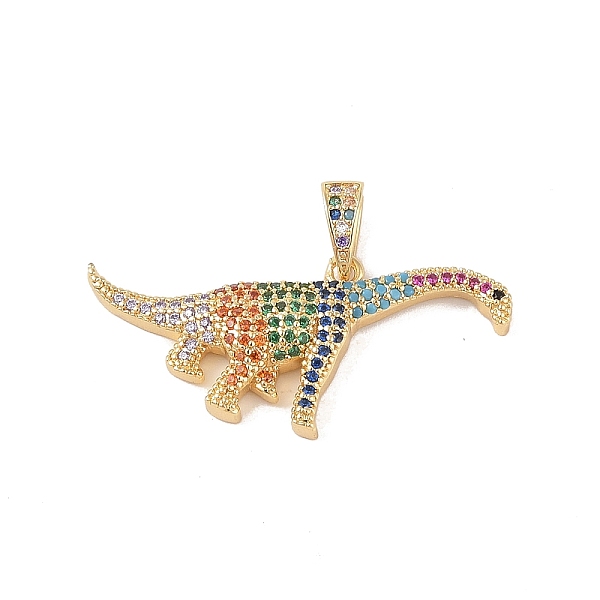 PandaHall Brass Micro Pave Cubic Zirconia Pendants, Real 18K Gold Plated, Dinosaur, Colorful, 21x38x4mm, Hole: 6x3mm Brass+Cubic Zirconia...
PandaHall Brass Micro Pave Cubic Zirconia Pendants, Real 18K Gold Plated, Dinosaur, Colorful, 21x38x4mm, Hole: 6x3mm Brass+Cubic Zirconia...
