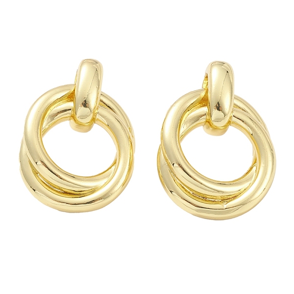 PandaHall Rack Plating Brass Interlaced Ring Stud Earrings for Women, Long-Lasting Plated, Lead Free & Cadmium Free, Real 18K Gold Plated...
PandaHall Rack Plating Brass Interlaced Ring Stud Earrings for Women, Long-Lasting Plated, Lead Free & Cadmium Free, Real 18K Gold Plated...