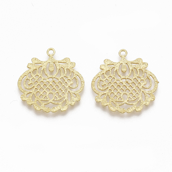 PandaHall Brass Pendants, Nickel Free, Flower, Raw(Unplated), 26.5x25x1mm, Hole: 1.6mm Brass Flower
PandaHall Brass Pendants, Nickel Free, Flower, Raw(Unplated), 26.5x25x1mm, Hole: 1.6mm Brass Flower