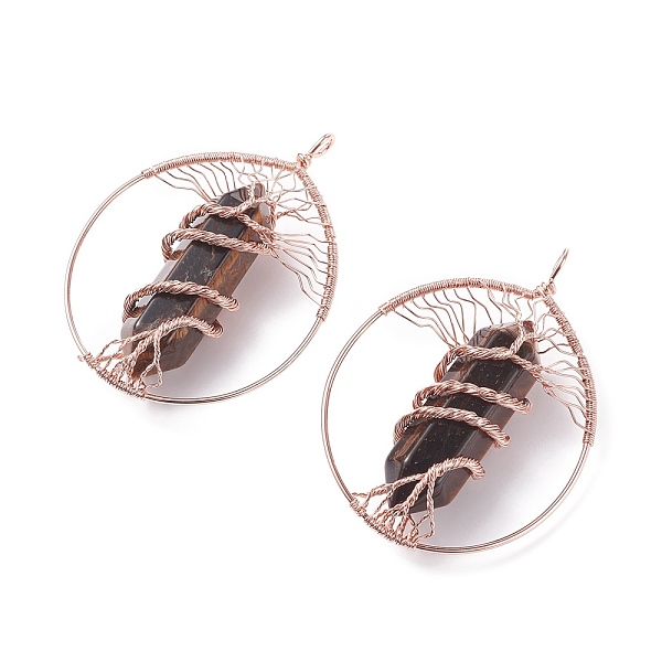 PandaHall Natural Tiger Eye Big Pendants, with Brass Findings, Teardrop, 69~71x49~51.5x15~18mm, Hole: 5x6mm Tiger Eye Teardrop
PandaHall Natural Tiger Eye Big Pendants, with Brass Findings, Teardrop, 69~71x49~51.5x15~18mm, Hole: 5x6mm Tiger Eye Teardrop
