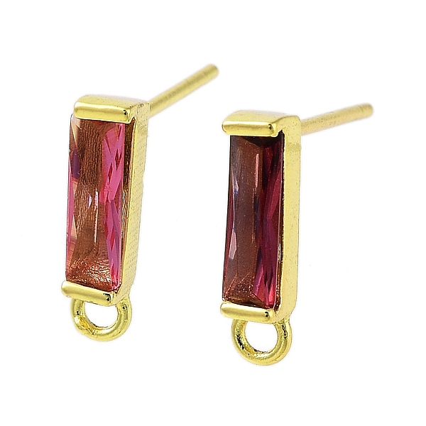 PandaHall Brass Micro Pave Cubic Zirconia Earring Findings, Long-Lasting Plated, Cadmium Free & Lead Free, Real 18K Gold Plated, Rectangle..., Red
PandaHall Brass Micro Pave Cubic Zirconia Earring Findings, Long-Lasting Plated, Cadmium Free & Lead Free, Real 18K Gold Plated, Rectangle..., Red