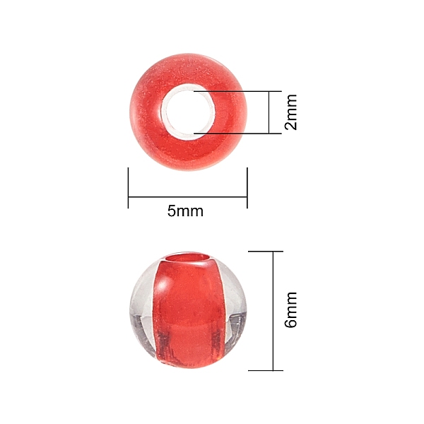 PandaHall Transparent Acrylic Beads, Round, Mixed Color, 6x5mm, Hole: 2mm, 200pcs/box Acrylic Round Multicolor
PandaHall Transparent Acrylic Beads, Round, Mixed Color, 6x5mm, Hole: 2mm, 200pcs/box Acrylic Round Multicolor