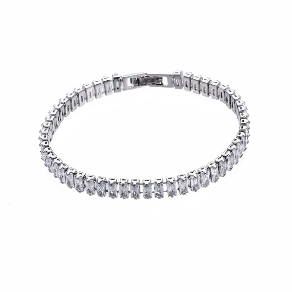 PandaHall Cubic Zirconia Classic Tennis Bracelet, Real Platinum Plated Brass Cubic Zirconia Link Chain Bracelet for Women, Nickel Free..., Clear
PandaHall Cubic Zirconia Classic Tennis Bracelet, Real Platinum Plated Brass Cubic Zirconia Link Chain Bracelet for Women, Nickel Free..., Clear