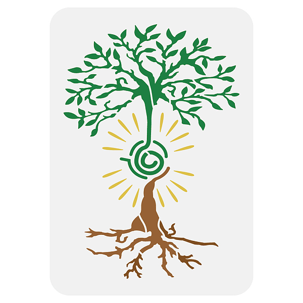 PandaHall Plastic Drawing Painting Stencils Templates, for Painting on Scrapbook Fabric Tiles Floor Furniture Wood, Rectangle, Tree of Life...
PandaHall Plastic Drawing Painting Stencils Templates, for Painting on Scrapbook Fabric Tiles Floor Furniture Wood, Rectangle, Tree of Life...