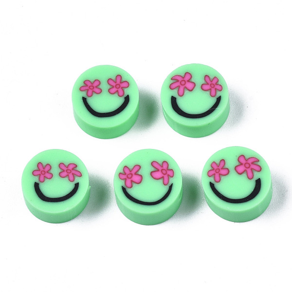 PandaHall Handmade Polymer Clay Beads, for DIY Jewelry Crafts Supplies, Flat Round, Spring Green, 9.5x5mm, Hole: 1.8mm Polymer Clay Flat...
PandaHall Handmade Polymer Clay Beads, for DIY Jewelry Crafts Supplies, Flat Round, Spring Green, 9.5x5mm, Hole: 1.8mm Polymer Clay Flat...