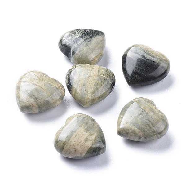 PandaHall Natural Black Silver Leaf Jasper Heart Love Stone, Pocket Palm Stone for Reiki Balancing, 25x25.3x11.5mm Silver Leaf Jasper Heart
PandaHall Natural Black Silver Leaf Jasper Heart Love Stone, Pocket Palm Stone for Reiki Balancing, 25x25.3x11.5mm Silver Leaf Jasper Heart