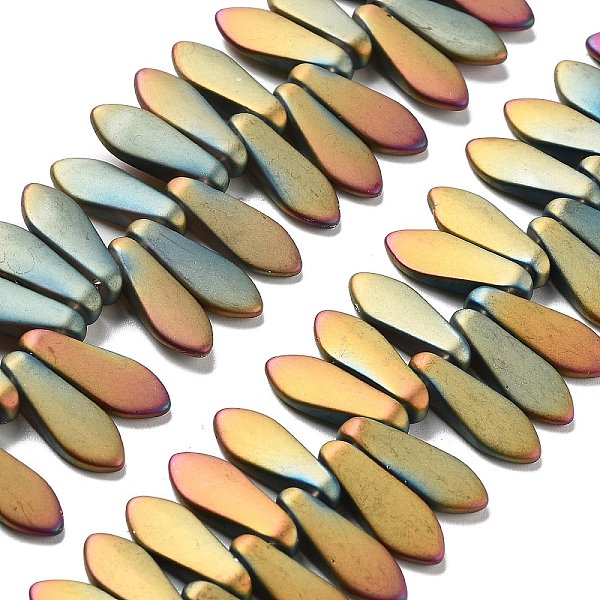 PandaHall Electroplate Glass Beads Strands, Teardrop, Rainbow Plated, 16x6x3mm, Hole: 0.8mm, about 200pcs/strand, 24.80''(63cm) Glass...
PandaHall Electroplate Glass Beads Strands, Teardrop, Rainbow Plated, 16x6x3mm, Hole: 0.8mm, about 200pcs/strand, 24.80''(63cm) Glass...