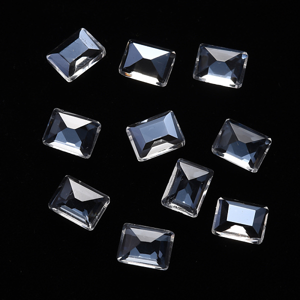 PandaHall Rectangle Transparent Glass Cabochons, Nail Art Decoration Accessories, Faceted, Clear, 8x6x3.5mm Glass Rectangle Clear
PandaHall Rectangle Transparent Glass Cabochons, Nail Art Decoration Accessories, Faceted, Clear, 8x6x3.5mm Glass Rectangle Clear