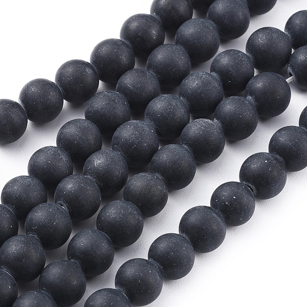 PandaHall Natural Black Obsidian Beads Strands, Frosted, Round, 8mm, Hole: 1.2mm, about 49pcs/strand, 15.4 inch(39.2cm) Obsidian Round
PandaHall Natural Black Obsidian Beads Strands, Frosted, Round, 8mm, Hole: 1.2mm, about 49pcs/strand, 15.4 inch(39.2cm) Obsidian Round