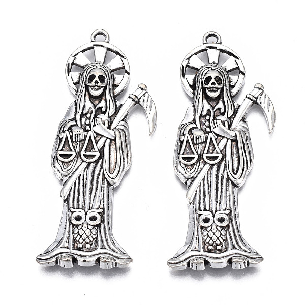 PandaHall Tibetan Style Alloy Pendant Rhinestone Settings, Cadmium Free & Lead Free, Grim Reaper, Antique Silver, Fit For 1.4mm Rhinestone...
PandaHall Tibetan Style Alloy Pendant Rhinestone Settings, Cadmium Free & Lead Free, Grim Reaper, Antique Silver, Fit For 1.4mm Rhinestone...