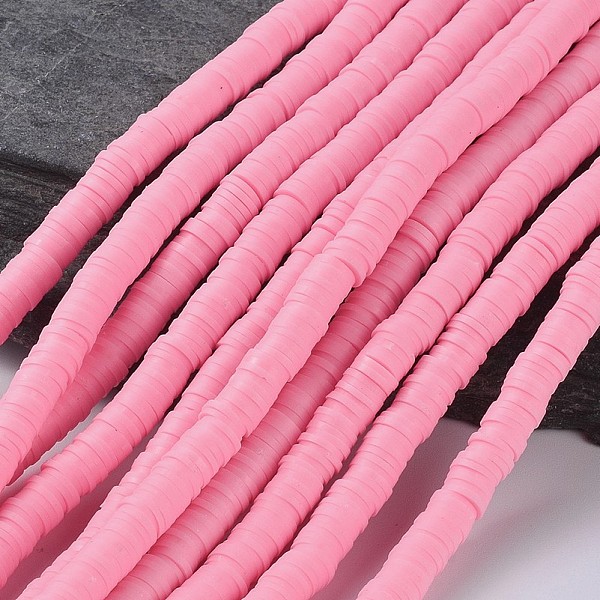 PandaHall Flat Round Handmade Polymer Clay Beads, Disc Heishi Beads for Hawaiian Earring Bracelet Necklace Jewelry Making, Flamingo, 6x1mm..., Pink
PandaHall Flat Round Handmade Polymer Clay Beads, Disc Heishi Beads for Hawaiian Earring Bracelet Necklace Jewelry Making, Flamingo, 6x1mm..., Pink