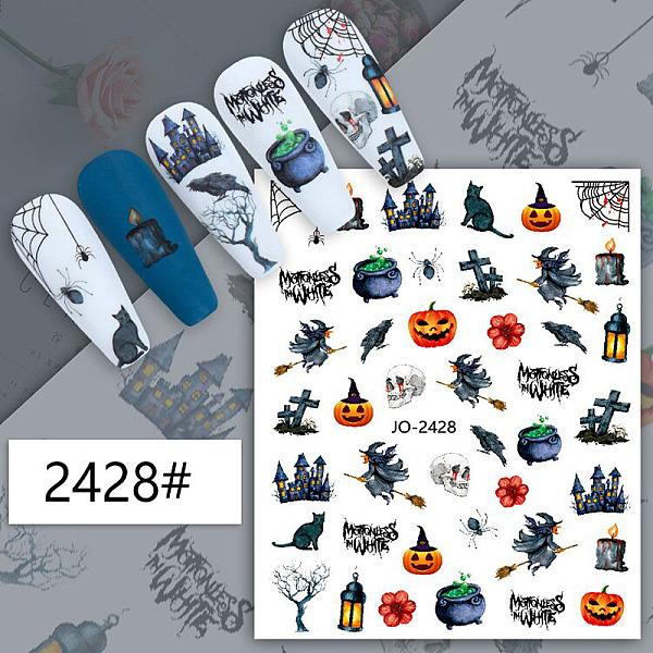 PandaHall Halloween Themed Nail Art Stickers, Self Adhesive, for Nail Tips Decorations, Colorful, 10.1x7.85cm Paper
PandaHall Halloween Themed Nail Art Stickers, Self Adhesive, for Nail Tips Decorations, Colorful, 10.1x7.85cm Paper