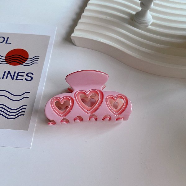 PandaHall Heart Cellulose Acetate(Resin) Claw Hair Clips, Hair Accessories for Girl, Pearl Pink, 75x40mm Cellulose Acetate
PandaHall Heart Cellulose Acetate(Resin) Claw Hair Clips, Hair Accessories for Girl, Pearl Pink, 75x40mm Cellulose Acetate