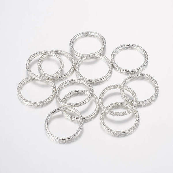 PandaHall Iron Linking Rings, Closed but Unwelded, Ring, Platinum, 15x1.5mm, Hole: 12mm Iron Ring
PandaHall Iron Linking Rings, Closed but Unwelded, Ring, Platinum, 15x1.5mm, Hole: 12mm Iron Ring
