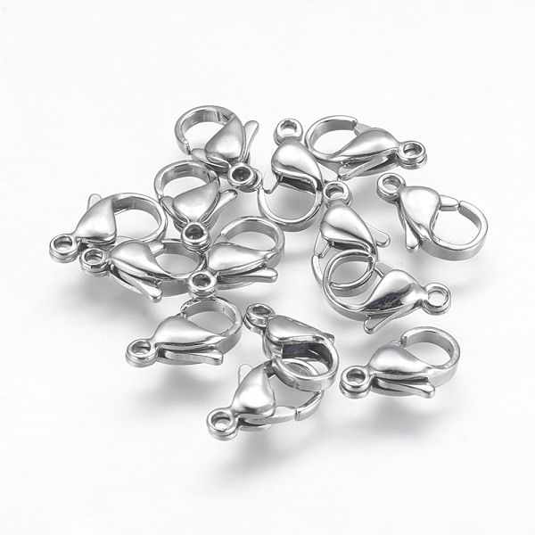 PandaHall 304 Stainless Steel Lobster Claw Clasps, Stainless Steel Color, 12x7x3.5mm, Hole: 1mm 304 Stainless Steel Others
PandaHall 304 Stainless Steel Lobster Claw Clasps, Stainless Steel Color, 12x7x3.5mm, Hole: 1mm 304 Stainless Steel Others
