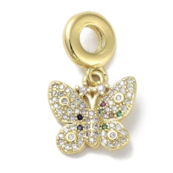 PandaHall Rack Plating Brass Micro Pave Clear Cubic Zirconia European Dangle Charms, Butterfly Large Hole Pendants, Lead Free & Cadmium Free...
PandaHall Rack Plating Brass Micro Pave Clear Cubic Zirconia European Dangle Charms, Butterfly Large Hole Pendants, Lead Free & Cadmium Free...
