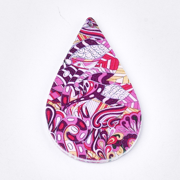 PandaHall Printed Wooden Big Pendants, Dyed, teardrop, Colorful, 59x36x2.5mm, Hole: 1.5mm Wood Teardrop
PandaHall Printed Wooden Big Pendants, Dyed, teardrop, Colorful, 59x36x2.5mm, Hole: 1.5mm Wood Teardrop