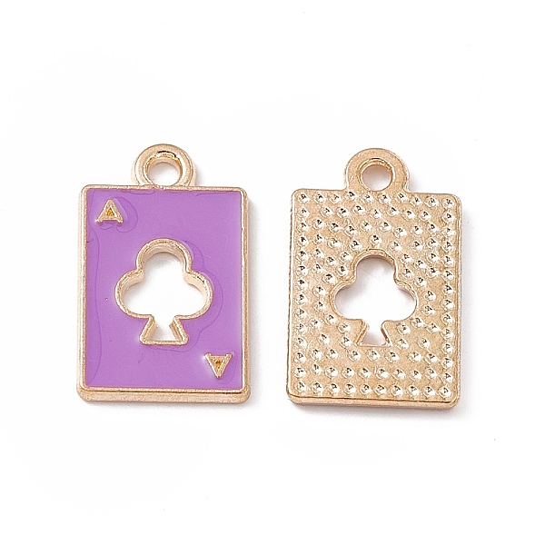 PandaHall Alloy Pendant, with Enamel, Rectangle with Ace of Spades Charm, Golden, Medium Orchid, 18x11x1mm, Hole: 1.8mm Alloy+Enamel...
PandaHall Alloy Pendant, with Enamel, Rectangle with Ace of Spades Charm, Golden, Medium Orchid, 18x11x1mm, Hole: 1.8mm Alloy+Enamel...