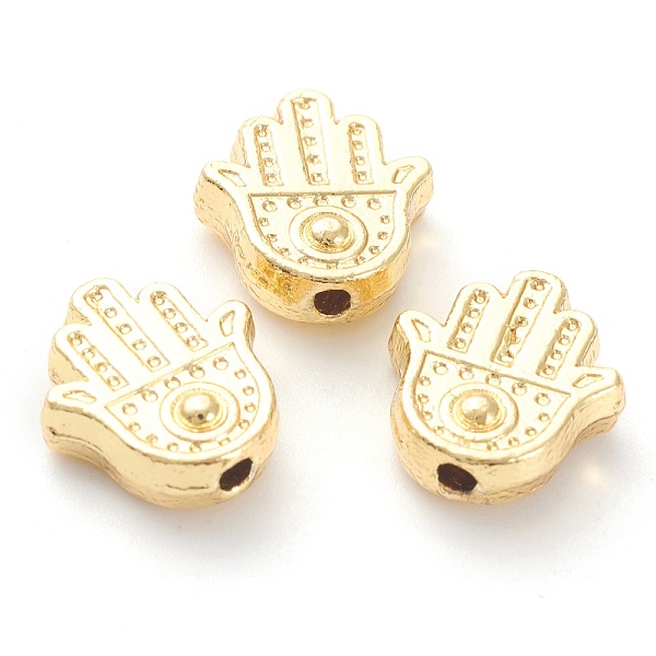 PandaHall Rack Plating Alloy Beads, Lead Free & Cadmium Free, Long-Lasting Plated, Hamsa Hand/Hand of Miriam, Real 18K Gold Plated...
PandaHall Rack Plating Alloy Beads, Lead Free & Cadmium Free, Long-Lasting Plated, Hamsa Hand/Hand of Miriam, Real 18K Gold Plated...